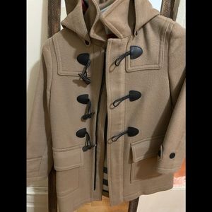 Burberry Wool Tan Peacoat